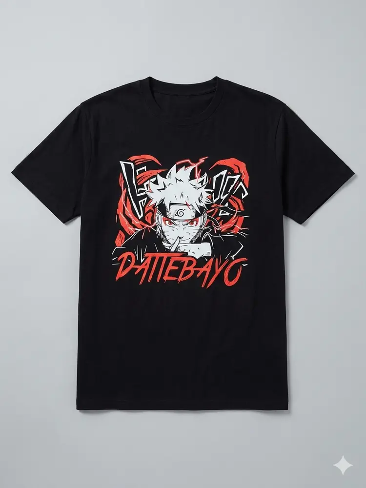Oversized Tee — NARUTO BARYON (Dattebayo)